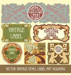 Vintage items Royalty Free Vector Image - VectorStock