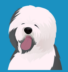 Old English Sheepdog Cartoon Vector Images 24