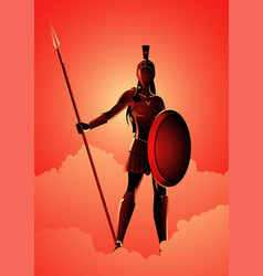 Athena the goddess of wisdom Royalty Free Vector Image