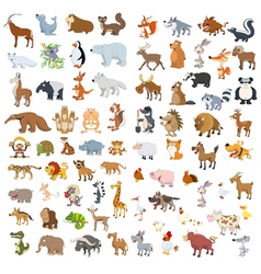 Cartoon animals Royalty Free Vector Image - VectorStock