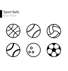 Sports icon set Royalty Free Vector Image VectorStock
