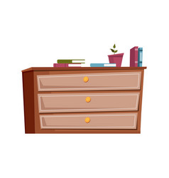 Chest of drawers Royalty Free Vector Image - VectorStock