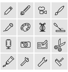 Drawing tools set Royalty Free Vector Image - VectorStock