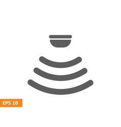 Set motion sensor concept icons editable line Vector Image