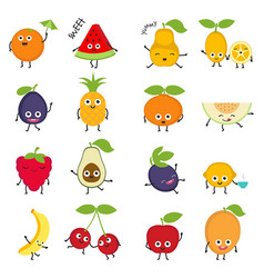 Cartoon fruits cartoon fruits Royalty Free Vector Image