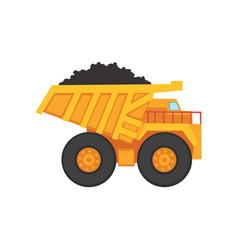 Cartoon dump truck Royalty Free Vector Image - VectorStock