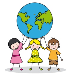 Children from different cultures Royalty Free Vector Image