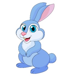 Cute rabbit cartoon Royalty Free Vector Image - VectorStock