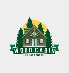 Cabin logo design Royalty Free Vector Image - VectorStock