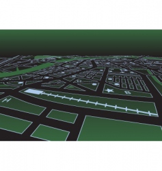 City street map Royalty Free Vector Image - VectorStock