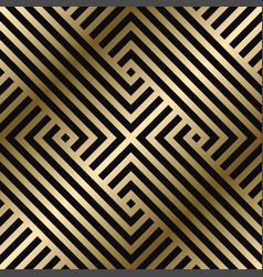 Geometric pattern - seamless luxury gold Vector Image