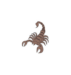 Angry scorpion icon Royalty Free Vector Image - VectorStock