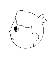 faces cartoon baby boy vector images over 2 000