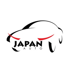 Classic japanese sportscar Royalty Free Vector Image