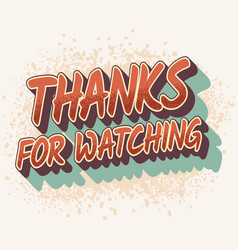 Thank You For Watching Background Vector Images 26