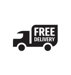 Free delivery free shipping Royalty Free Vector Image