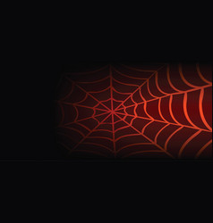 Cobweb red background Royalty Free Vector Image