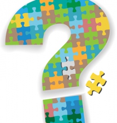 Abstract question mark Royalty Free Vector Image