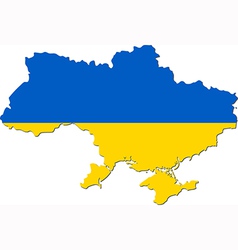 Ukraine map Royalty Free Vector Image - VectorStock