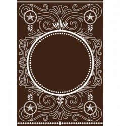 Oval ornate frame Royalty Free Vector Image - VectorStock