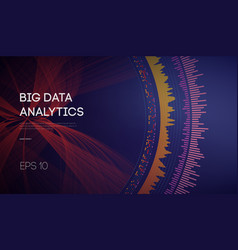 Big data business intelligence technology Vector Image