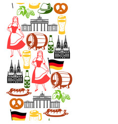 German background design germany national Vector Image