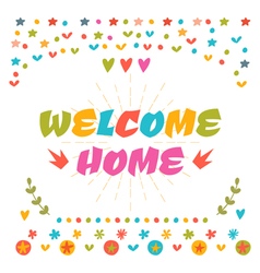 Vintage Home Sweet Home Sign Royalty Free Vector Image