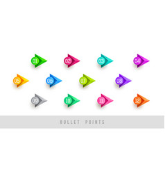 picture Creative Bullet Point Icon vectorstock