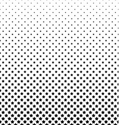 Black white pentagram star pattern background Vector Image