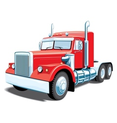 Black semi truck Royalty Free Vector Image - VectorStock