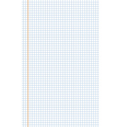 Graph paper printable squared grid paper Vector Image