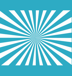 Blue and white retro sunburst background sun Vector Image