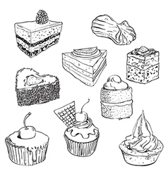 Sweet dessert Royalty Free Vector Image - VectorStock