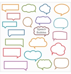 Blank speech bubble tag Royalty Free Vector Image