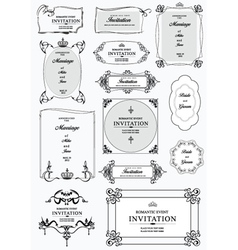 Corner elements Royalty Free Vector Image - VectorStock