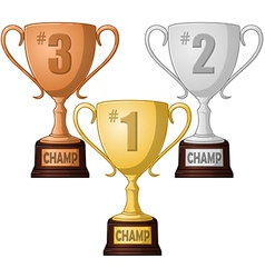First Second Third Trophy Vector Images (over 2,600)