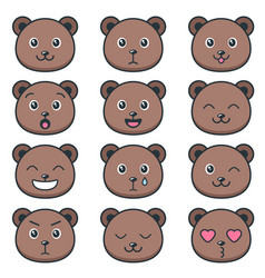 teddy bear face vector images over 1 600