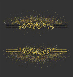 Gold frame Royalty Free Vector Image - VectorStock