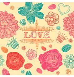 Vintage love textured backgrounds Royalty Free Vector Image