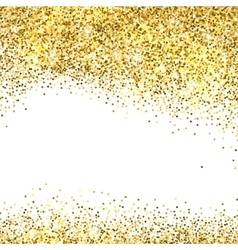 Gold glitter background Royalty Free Vector Image