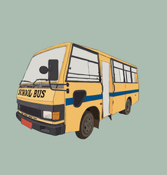 School bus Royalty Free Vector Image - VectorStock