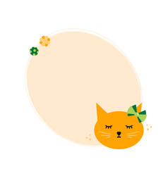 National ginger cat appreciation day greeting card