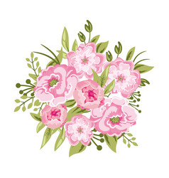 Luxurious color peony pattern Royalty Free Vector Image