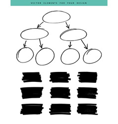 Set include markers elements Royalty Free Vector Image