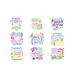 Choose joy quotes Royalty Free Vector Image - VectorStock