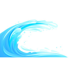 Ocean wave isolated Royalty Free Vector Image - VectorStock