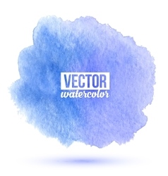 Purple violet lilac and blue watercolor stains Vector Image