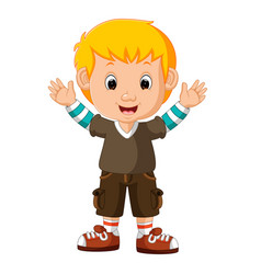 Cute Boy Cartoon Royalty Free Vector Image - Vectorstock