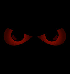 Happy halloween evil scary eyes black pupils Vector Image