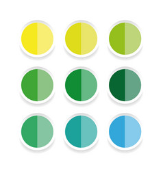 Empty sticker label set Royalty Free Vector Image